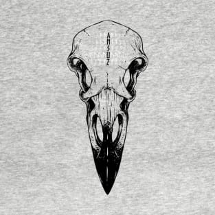Raven Skull Black T-Shirt